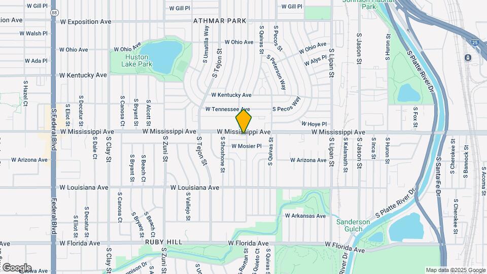 1101 Raritan St Map and Location Details