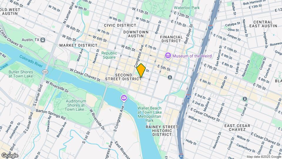 216 Brazos St Map and Location Details