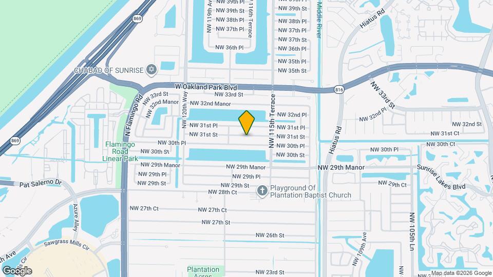 11650 NW 31st St Map and Location Details