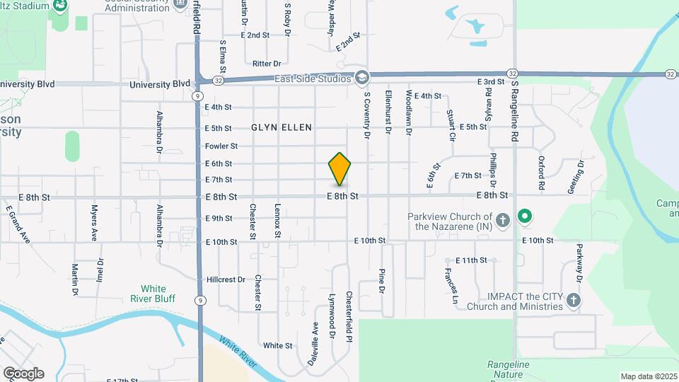 2622 E 8th St Map and Location Details