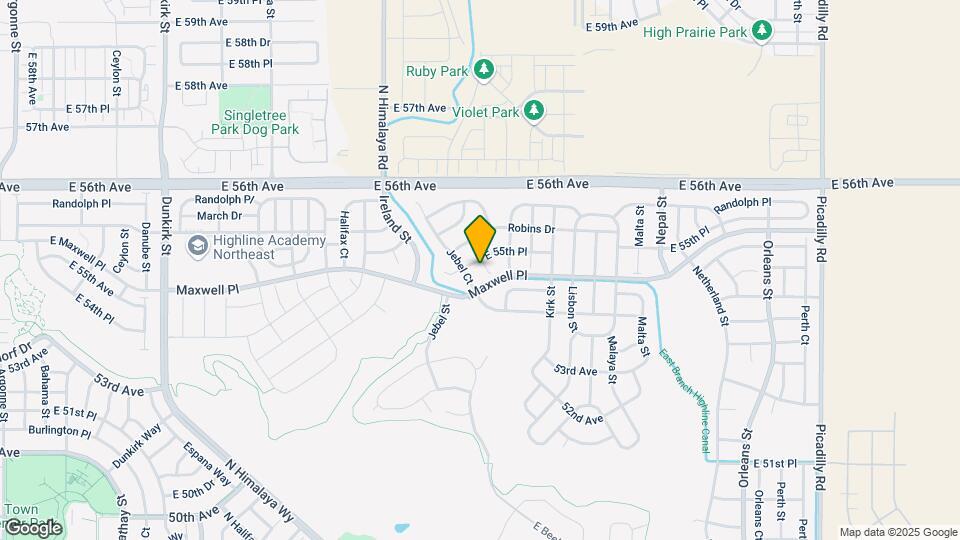 5543 N Jericho St Map and Location Details