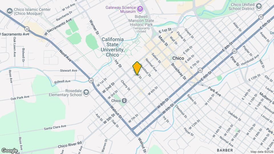 316 Hazel St Map and Location Details