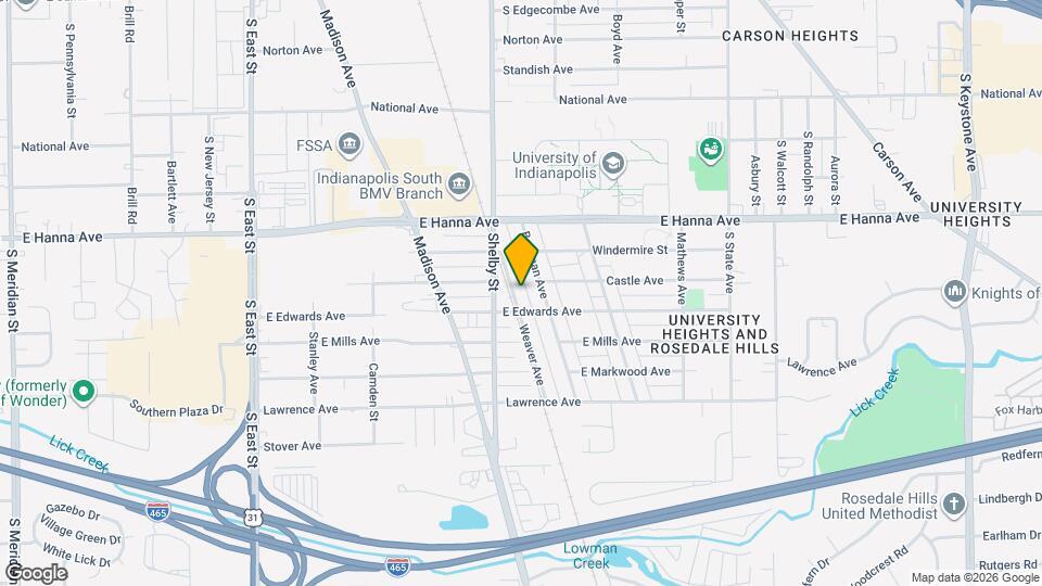 4109 Weaver Ave Map and Location Details