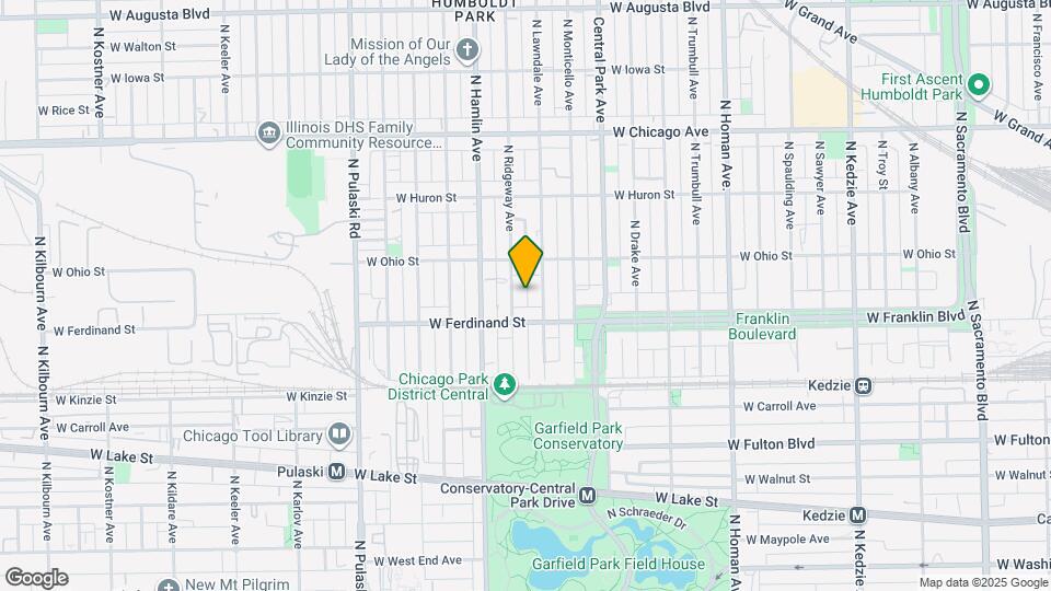 527 N Ridgeway Ave Map and Location Details