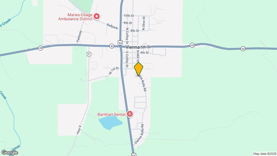 803 Vienna Rolla Rd Map and Location Details