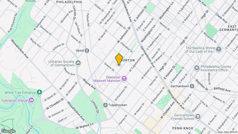 137 W Washington Ln, Unit 1 Map and Location Details