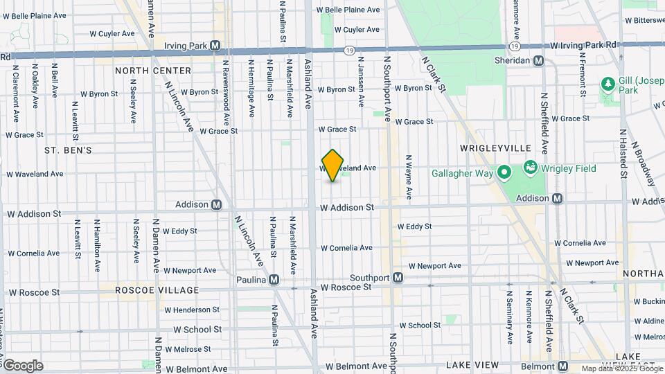 3657 N Bosworth Ave Map and Location Details