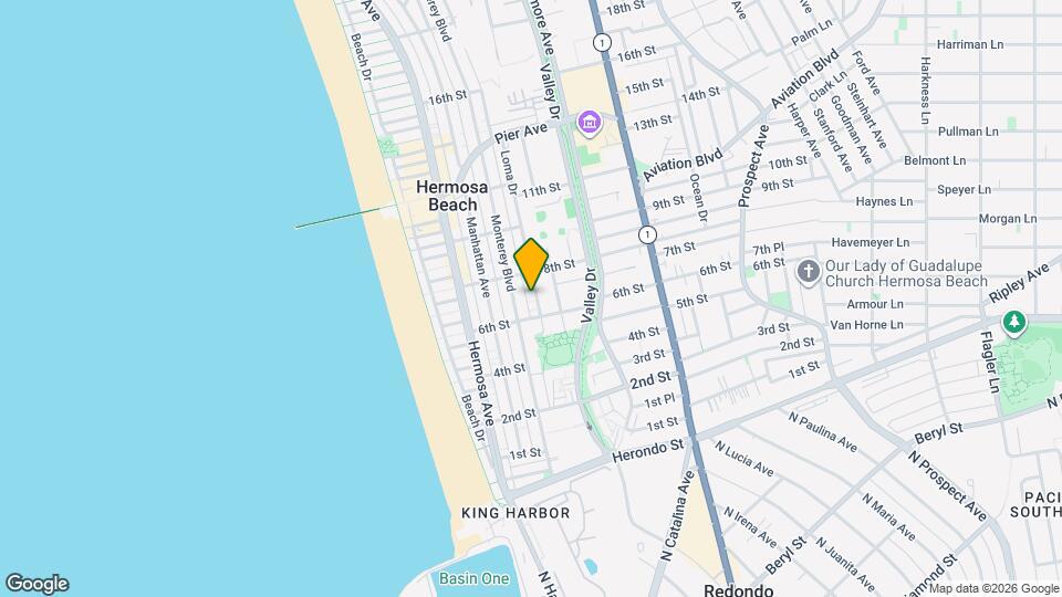 641 Loma Dr, Unit 1 Map and Location Details