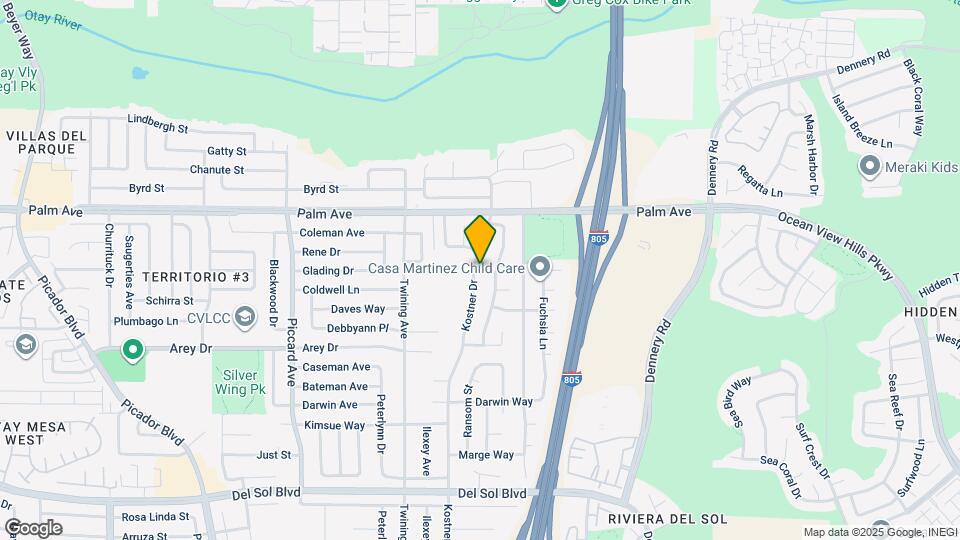 829 Kostner Dr Map and Location Details