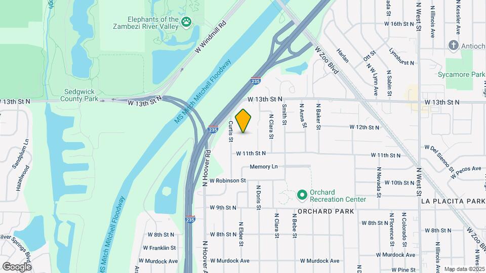 1270 N Curtis Ct Map and Location Details