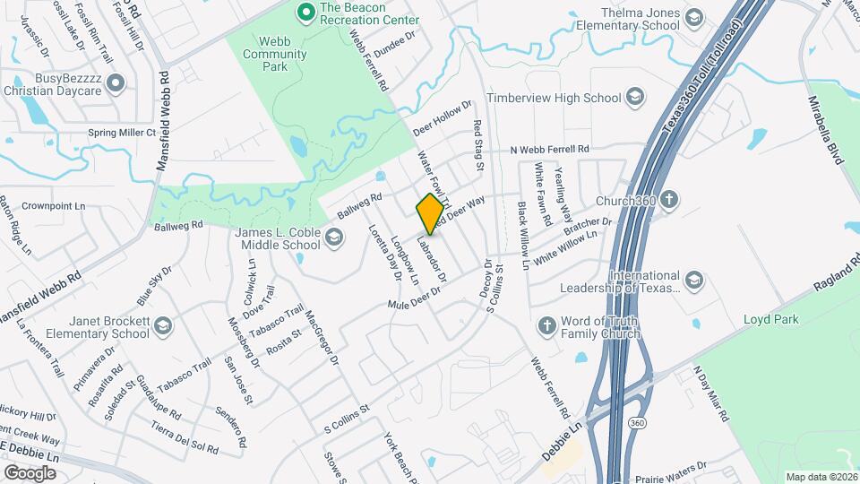 7705 Labrador Dr Map and Location Details