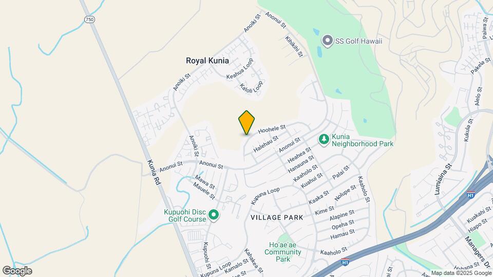 94-1052-1052 Hoohele St Map and Location Details