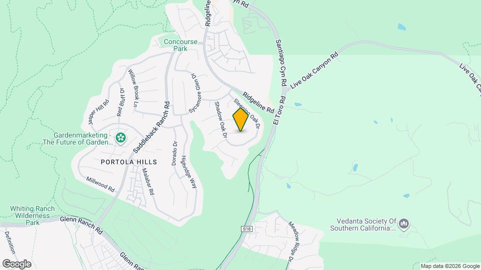 29022 Modjeska Peak Ln Map and Location Details