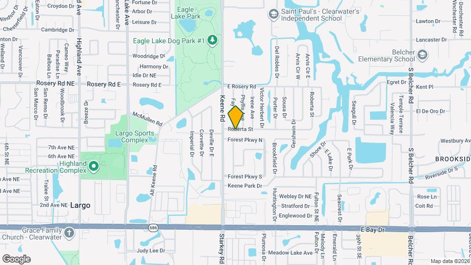 2516 Roberta St Map and Location Details