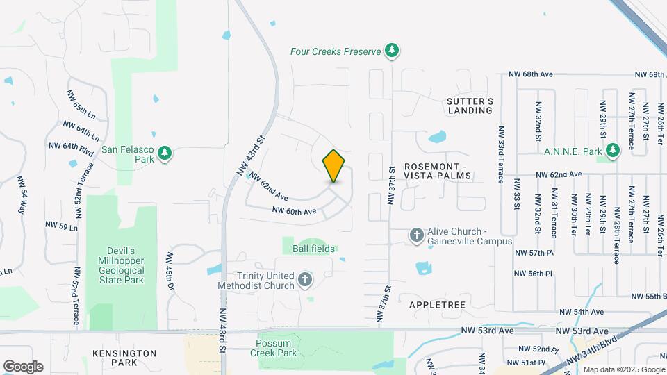 3929 NW 62nd Ave Map and Location Details
