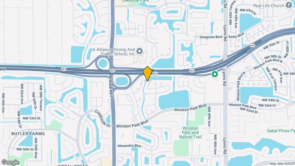5545 NW 54th Cir Map and Location Details
