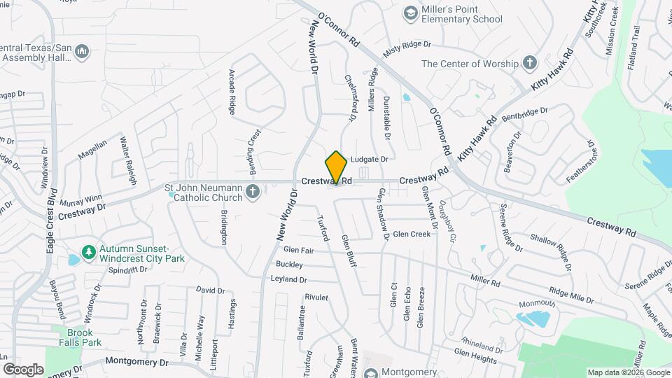 6914 Crestway Dr Map and Location Details