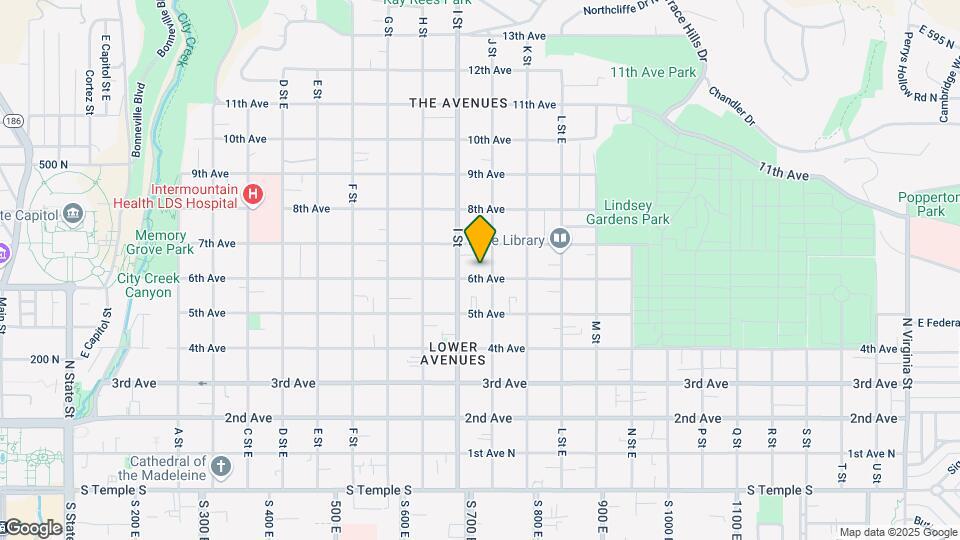 627 6th Ave Map and Location Details