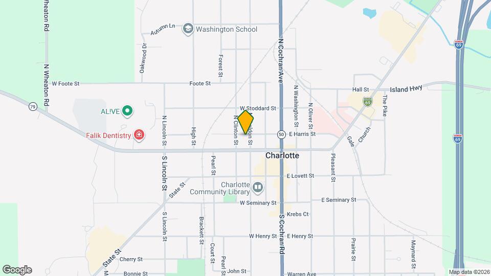 305 W Harris St, Unit a Mapa y Detalles de la Ubicación