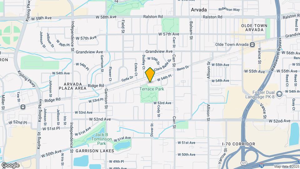 8726 W 54th Pl Map and Location Details