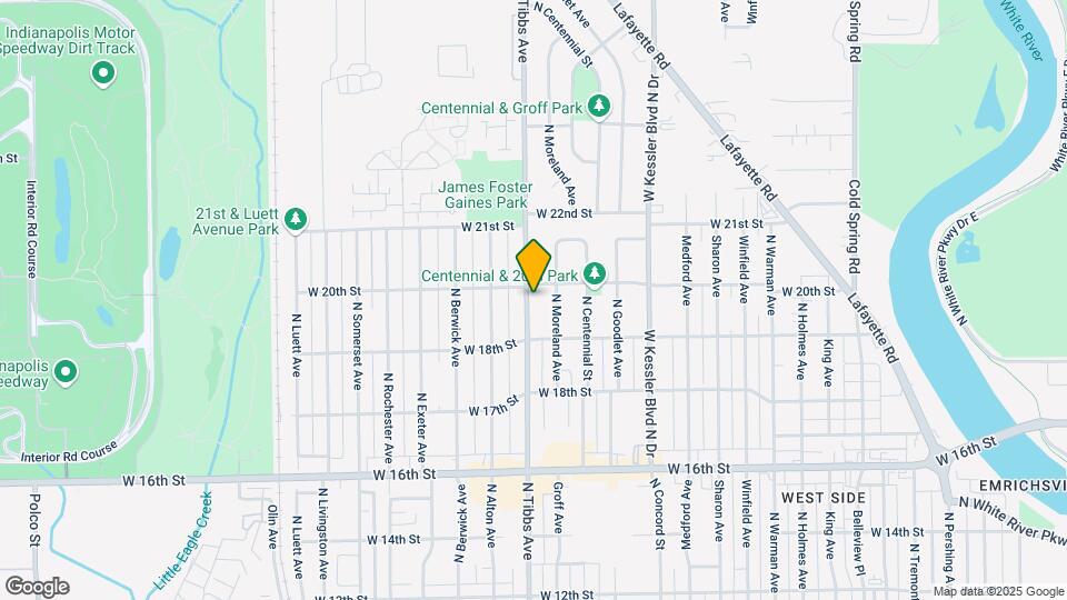 1935 N Tibbs Ave Map and Location Details