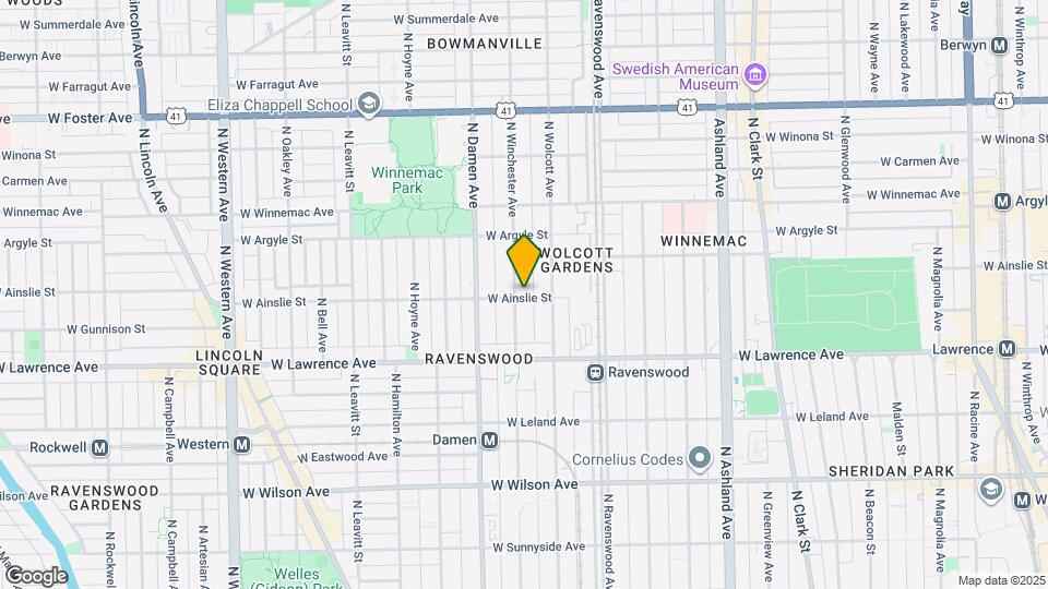 4901 N Winchester Ave Map and Location Details