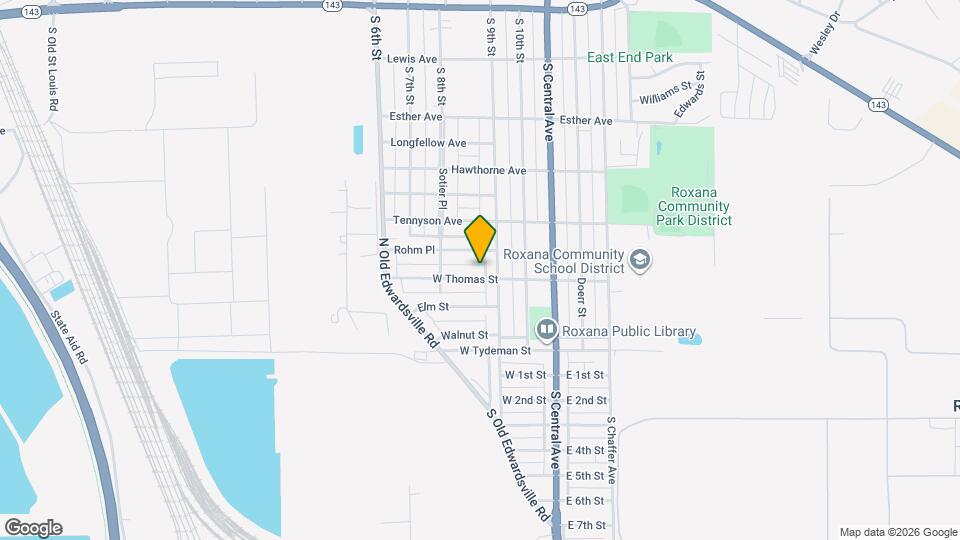 206 W Thomas St Map and Location Details