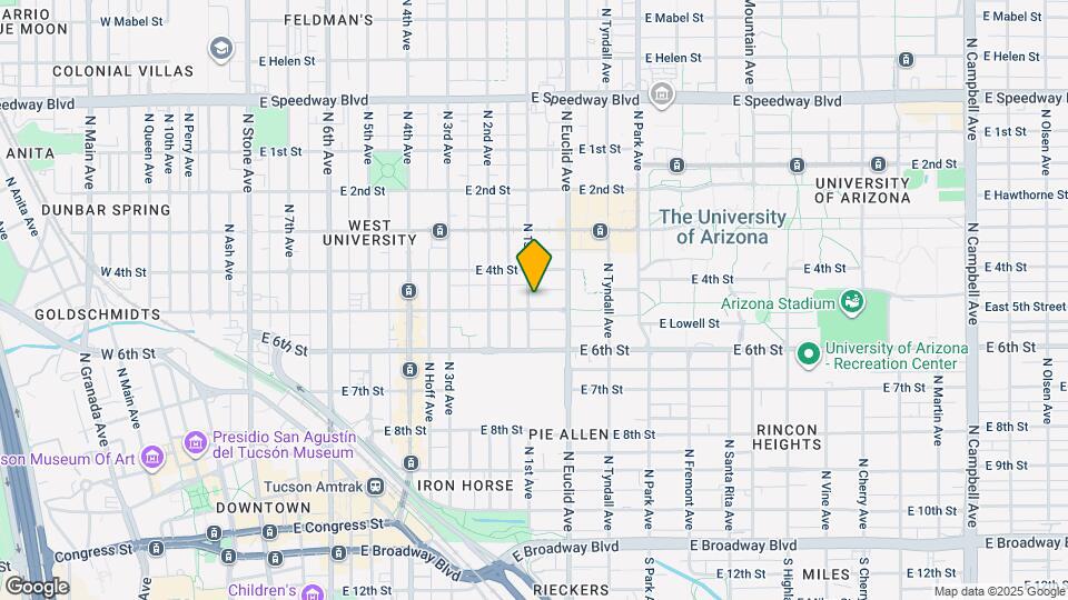 701 East 5th Street Map and Location Details