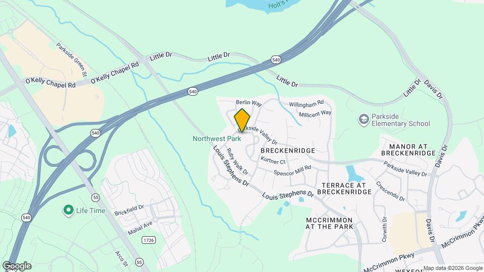 102 Chandler Chase Ct Map and Location Details