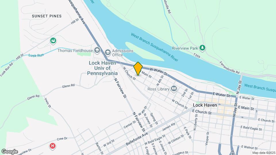 525 W Church St Map and Location Details