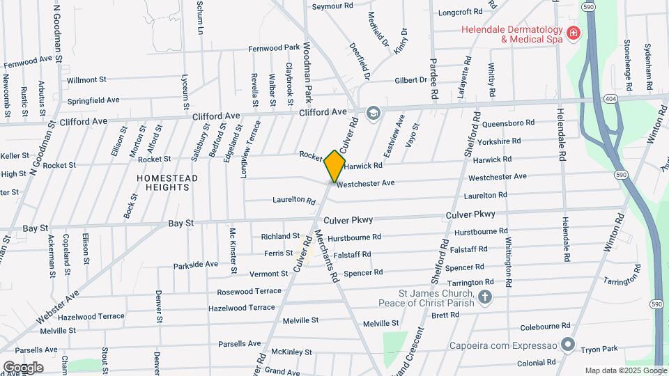 1494 Culver Rd Map and Location Details