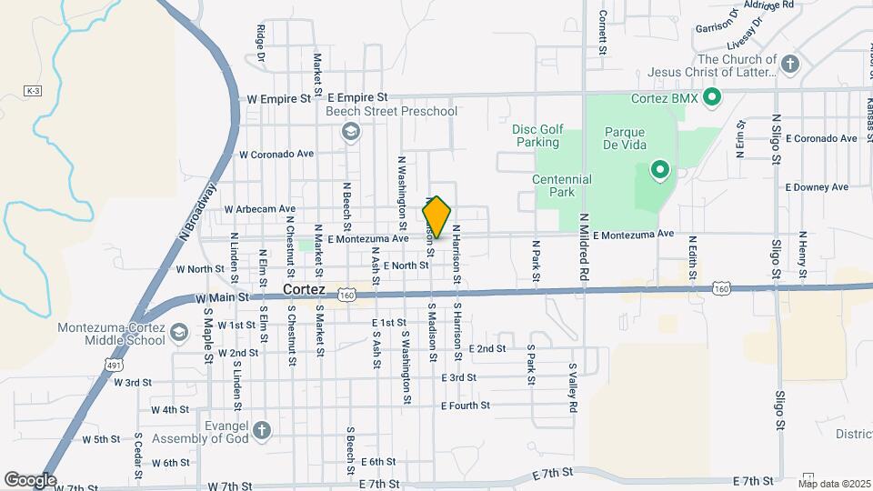 403 E Montezuma Ave, Unit 1 Map and Location Details