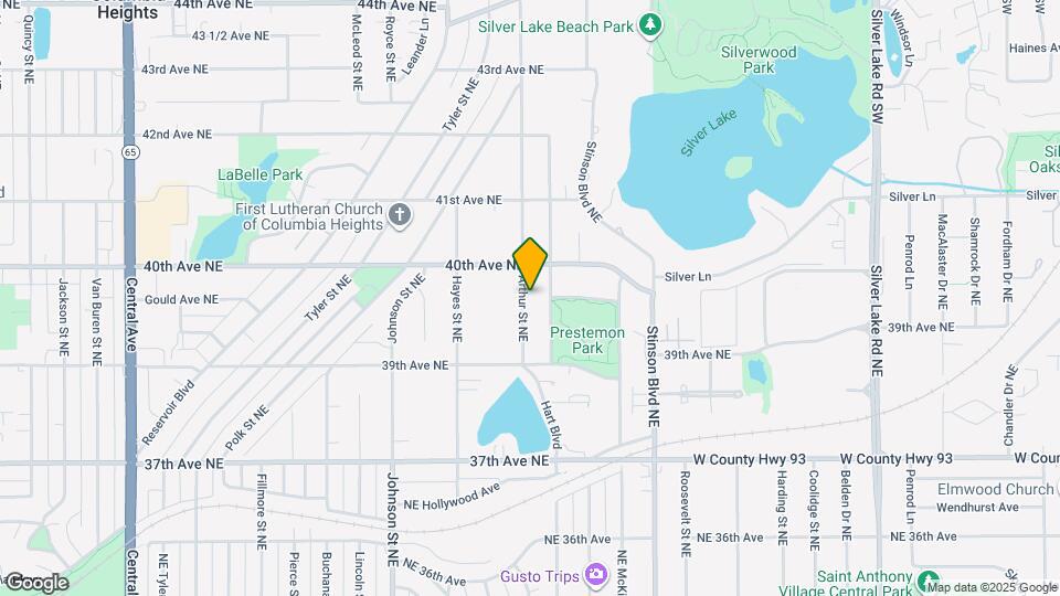 3953 Arthur St NE Map and Location Details