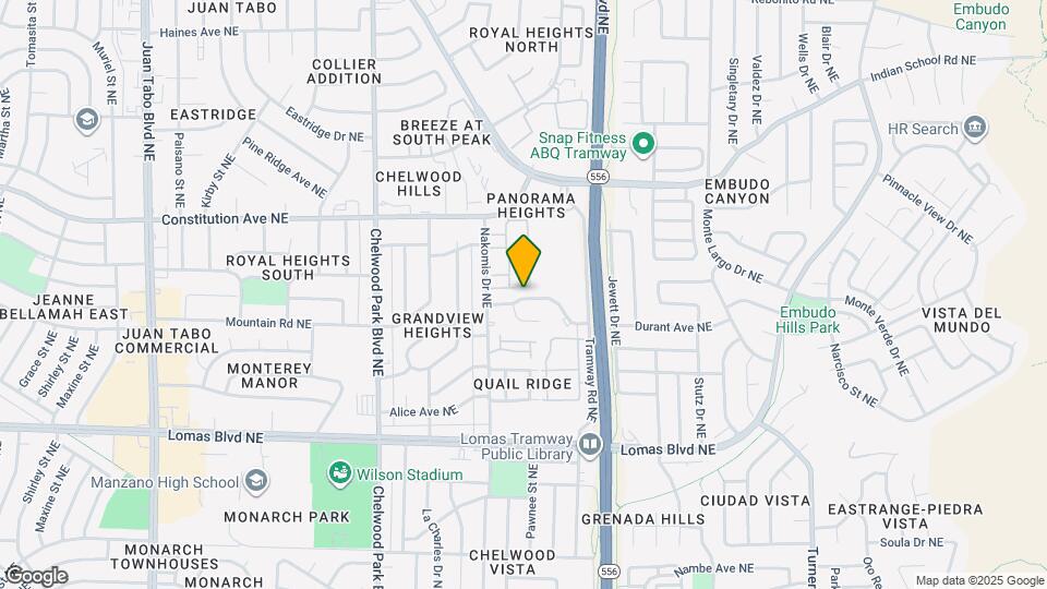 13205 Mountain Rd NE Map and Location Details