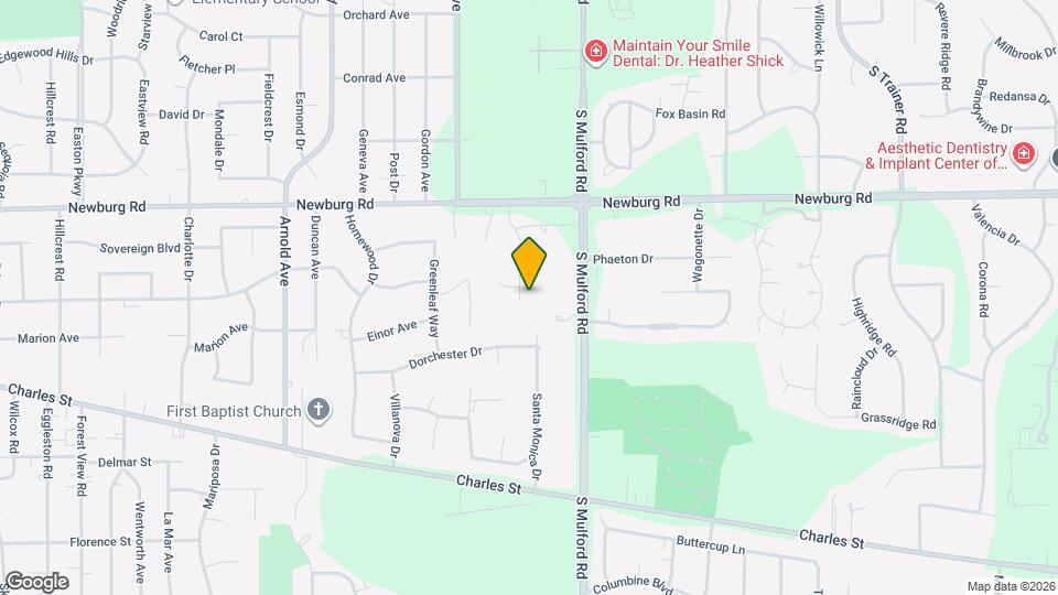 1750 Meadowlark Ln Map and Location Details