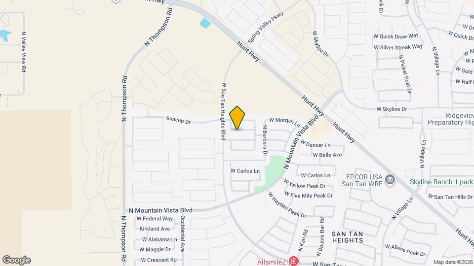 3831 W Naomi Ln Mapa y Detalles de la Ubicación