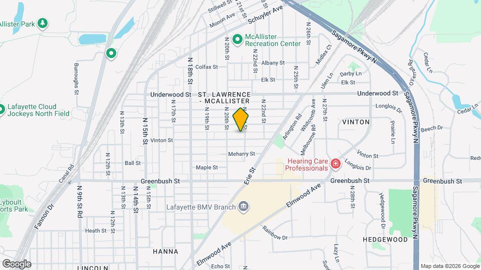 2026 Vinton St Map and Location Details