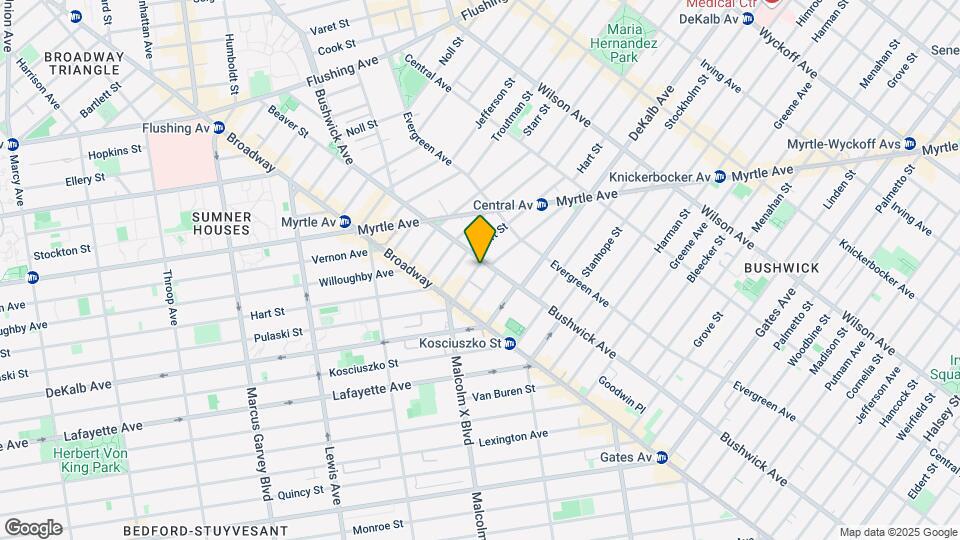 744 Bushwick Ave, Unit 2 Map and Location Details