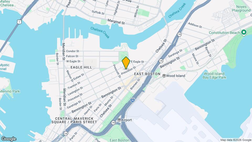 294 Princeton St Map and Location Details