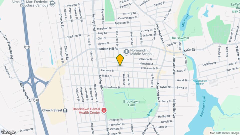 186 Branscomb St Map and Location Details