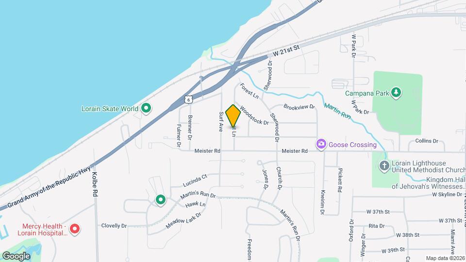 2914 Forest Ln Map and Location Details