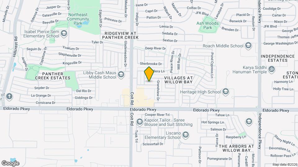 12960 Preserve Ln Map and Location Details