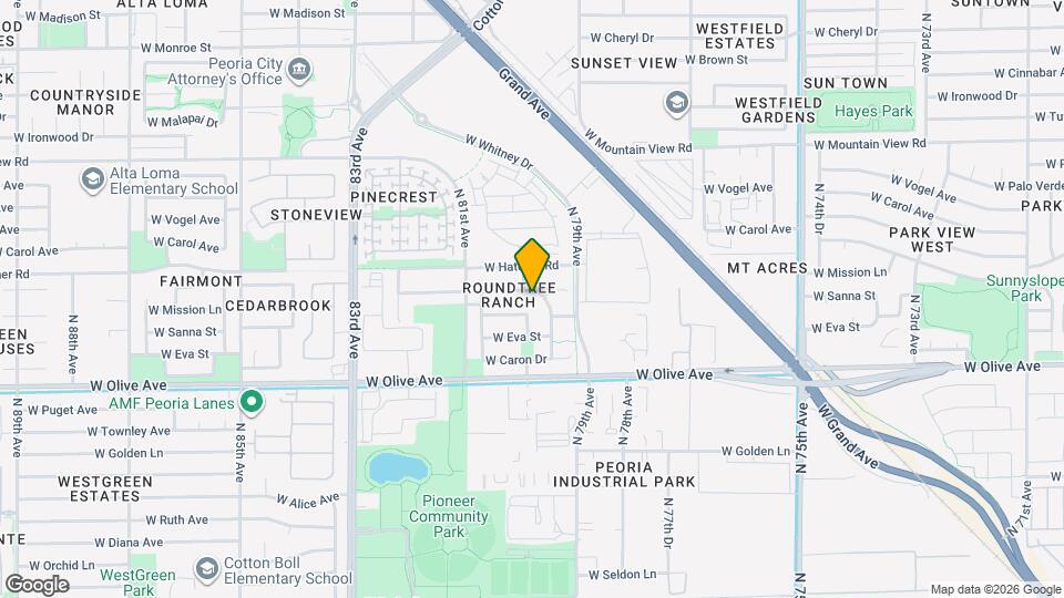 7985 W Mission Ln Map and Location Details