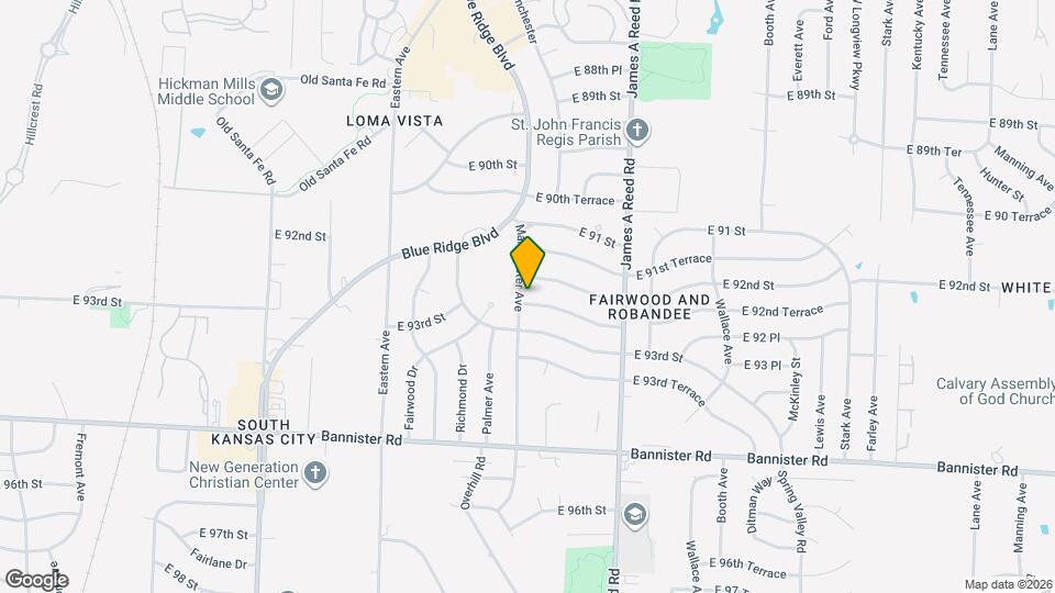 9207 Manchester Ave Mapa y Detalles de la Ubicación
