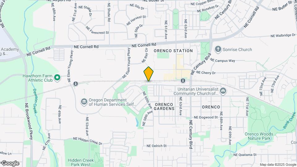 6007 NE Alder St Map and Location Details