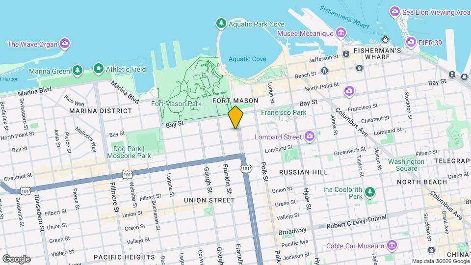 2955 Van Ness Ave Map and Location Details