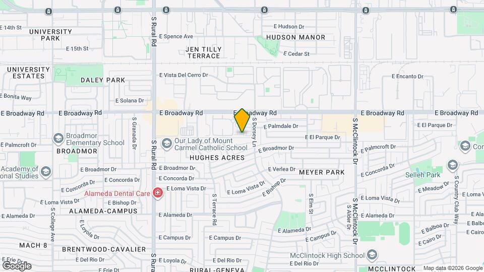 2090 S Dorsey Ln, Unit 1033 Mapa y Detalles de la Ubicación