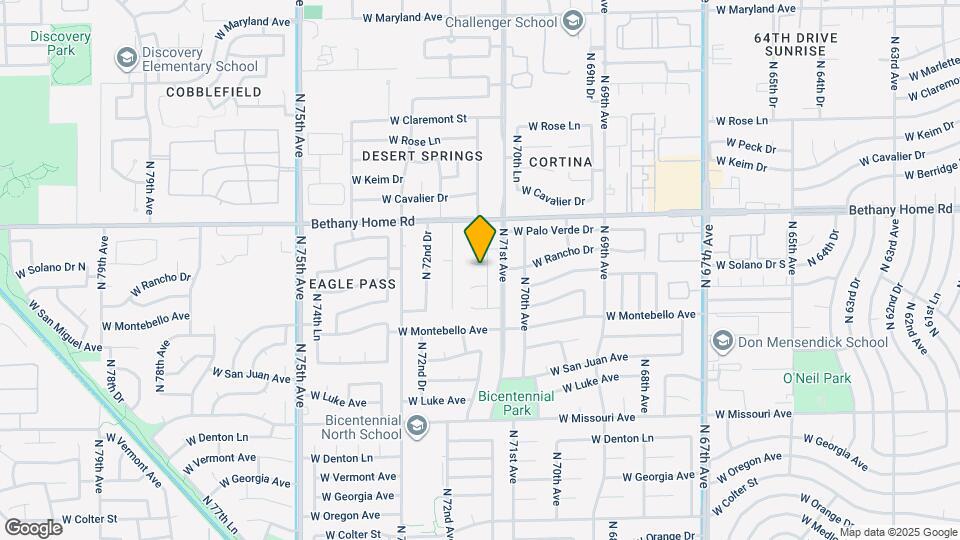 7127 W Rancho Dr Map and Location Details