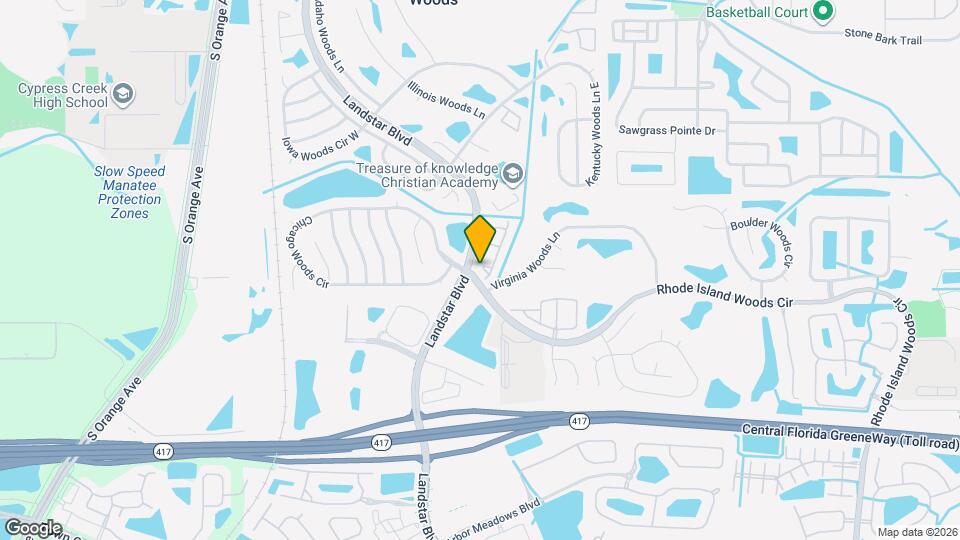 535 Azinger Cir Map and Location Details