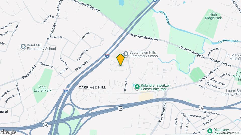 7233 Mill Creek Ct Map and Location Details